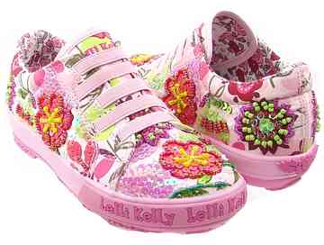pink floral lelly keli shoes